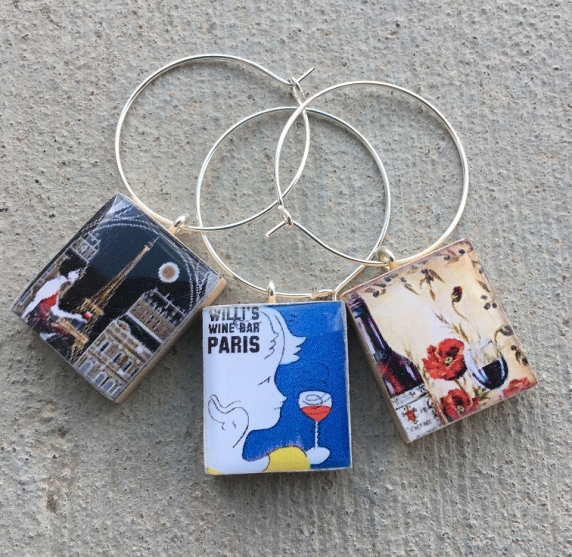Paris Wine Charms