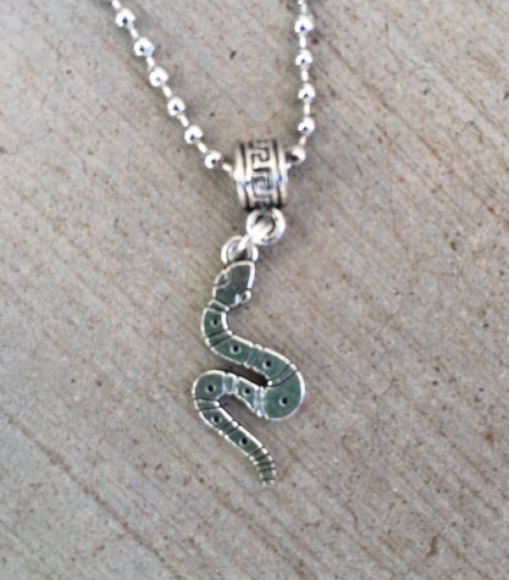 Slytherin House Crest Harry Potter Scrabble Tile Necklace