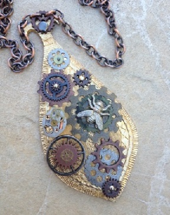 Steampunk Tie Necklace