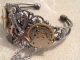 Time to Fly Cuff Bracelet Steampunk Cuff Bracelet