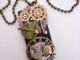 Steampunk Altered Domino Tile Necklace