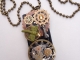 Steampunk Altered Domino Tile Necklace