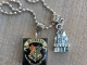 Hogwarts School of Witchcraft & Wizardry Hogwarts School Crest Scrabble Tile Charm Necklace