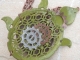 Cosmic Honu (Turtle) Steampunk Turtle Pendant Necklace
