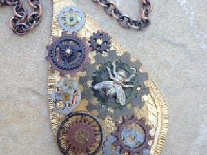 Steampunk Tie Necklace